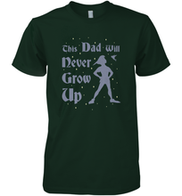 Load image into Gallery viewer, Disney Peter Pan This Dad Will Never Grow Up Men's Premium T-Shirt
