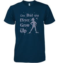Load image into Gallery viewer, Disney Peter Pan This Dad Will Never Grow Up Men's Premium T-Shirt
