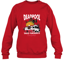 Load image into Gallery viewer, Marvel Deadpool Taco Tuesday Everyday Crewneck Sweatshirt
