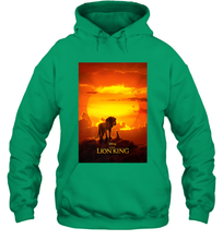 Load image into Gallery viewer, Disney The Lion King Live Action Movie Poster Hooded Sweatshirt

