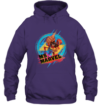 Load image into Gallery viewer, Marvel Rising Secret Warriors Ms. Marvel Portrait Logo Hooded Sweatshirt
