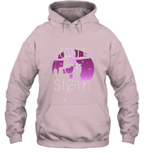 Load image into Gallery viewer, Disney Pixar Incredibles 2 Shy Violet Night Hooded Sweatshirt
