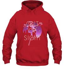 Load image into Gallery viewer, Disney Pixar Incredibles 2 Shy Violet Night Hooded Sweatshirt
