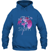 Load image into Gallery viewer, Disney Pixar Incredibles 2 Shy Violet Night Hooded Sweatshirt
