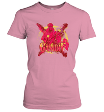 Load image into Gallery viewer, Marvel X Men Gambit Retro 90s Women's T-Shirt
