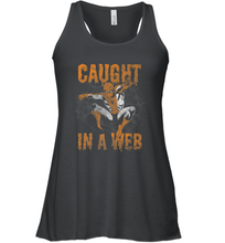 Load image into Gallery viewer, Marvel Spider Man Caught In A Web Halloween Women's Racerback Tank

