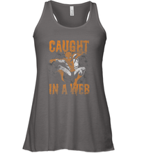 Load image into Gallery viewer, Marvel Spider Man Caught In A Web Halloween Women's Racerback Tank
