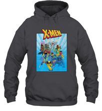 Load image into Gallery viewer, Marvel X Men Animated Series Poster Retro 90s Hooded Sweatshirt
