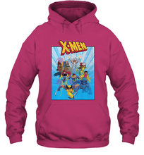 Load image into Gallery viewer, Marvel X Men Animated Series Poster Retro 90s Hooded Sweatshirt
