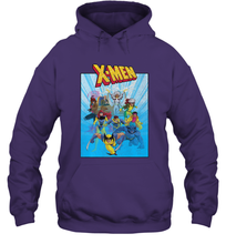 Load image into Gallery viewer, Marvel X Men Animated Series Poster Retro 90s Hooded Sweatshirt
