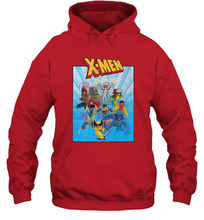 Load image into Gallery viewer, Marvel X Men Animated Series Poster Retro 90s Hooded Sweatshirt
