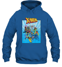 Load image into Gallery viewer, Marvel X Men Animated Series Poster Retro 90s Hooded Sweatshirt
