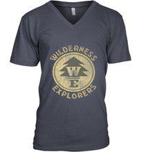 Load image into Gallery viewer, Disney Pixar Up Wilderness Explorer Badge Men's V-Neck
