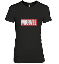 Load image into Gallery viewer, Marvel Classic Distressed Logo Women's Premium T-Shirt
