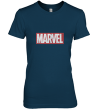 Load image into Gallery viewer, Marvel Classic Distressed Logo Women's Premium T-Shirt
