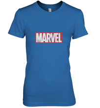 Load image into Gallery viewer, Marvel Classic Distressed Logo Women's Premium T-Shirt
