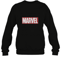 Load image into Gallery viewer, Marvel Classic Distressed Logo Crewneck Sweatshirt
