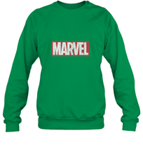 Load image into Gallery viewer, Marvel Classic Distressed Logo Crewneck Sweatshirt
