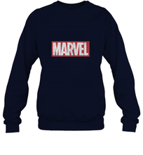 Load image into Gallery viewer, Marvel Classic Distressed Logo Crewneck Sweatshirt
