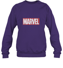 Load image into Gallery viewer, Marvel Classic Distressed Logo Crewneck Sweatshirt
