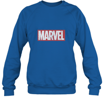 Load image into Gallery viewer, Marvel Classic Distressed Logo Crewneck Sweatshirt
