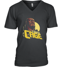 Load image into Gallery viewer, Marvel The Defenders Luke Cage Profile Men's V-Neck
