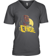 Load image into Gallery viewer, Marvel The Defenders Luke Cage Profile Men's V-Neck
