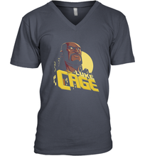 Load image into Gallery viewer, Marvel The Defenders Luke Cage Profile Men's V-Neck
