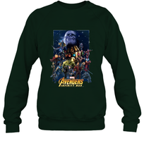 Load image into Gallery viewer, Marvel Avengers Infinity War Neon Team 2 Crewneck Sweatshirt
