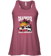 Load image into Gallery viewer, Marvel Deadpool Taco Tuesday Everyday Women's Racerback Tank
