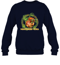Load image into Gallery viewer, Marvel Rising secret Warriors Squirrel Girl Symbol Fill Crewneck Sweatshirt
