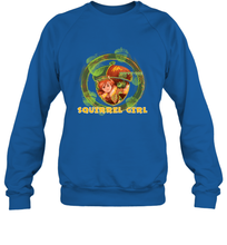 Load image into Gallery viewer, Marvel Rising secret Warriors Squirrel Girl Symbol Fill Crewneck Sweatshirt
