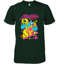 Load image into Gallery viewer, Disney Aladdin Genie In A Shirt Retro Abstract Men's Premium T-Shirt
