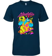 Load image into Gallery viewer, Disney Aladdin Genie In A Shirt Retro Abstract Men's Premium T-Shirt
