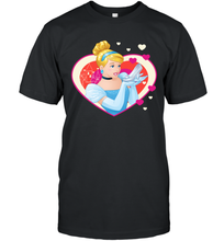 Load image into Gallery viewer, Disney Cinderella Valentine's Sparkle Hearts Men's T-Shirt

