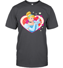 Load image into Gallery viewer, Disney Cinderella Valentine's Sparkle Hearts Men's T-Shirt

