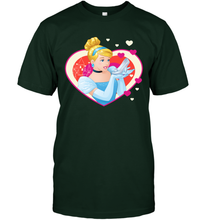Load image into Gallery viewer, Disney Cinderella Valentine's Sparkle Hearts Men's T-Shirt
