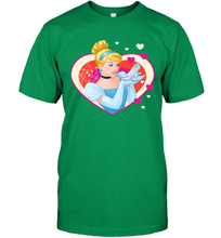 Load image into Gallery viewer, Disney Cinderella Valentine's Sparkle Hearts Men's T-Shirt
