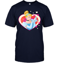 Load image into Gallery viewer, Disney Cinderella Valentine's Sparkle Hearts Men's T-Shirt
