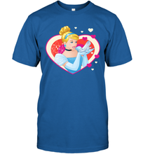 Load image into Gallery viewer, Disney Cinderella Valentine's Sparkle Hearts Men's T-Shirt
