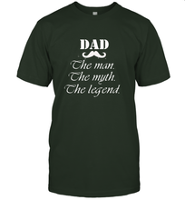 Load image into Gallery viewer, Dad the man the myth the legend Happy Father's day Men's T-Shirt
