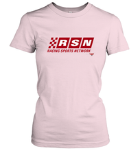 Load image into Gallery viewer, Disney Pixar Cars Racing Sports Network Logo Women's T-Shirt
