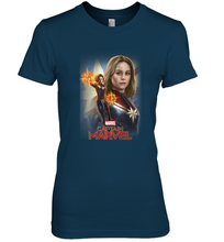 Load image into Gallery viewer, Marvel Captain Marvel Powers Portrait Women's Premium T-Shirt
