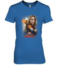 Load image into Gallery viewer, Marvel Captain Marvel Powers Portrait Women's Premium T-Shirt

