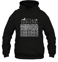 Load image into Gallery viewer, Disney Lion King Geometric Title Logo Hooded Sweatshirt

