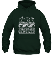 Load image into Gallery viewer, Disney Lion King Geometric Title Logo Hooded Sweatshirt
