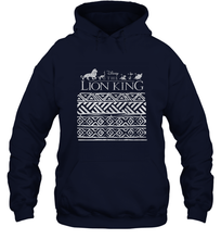 Load image into Gallery viewer, Disney Lion King Geometric Title Logo Hooded Sweatshirt
