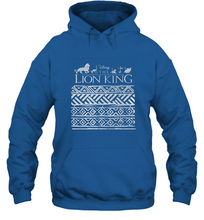 Load image into Gallery viewer, Disney Lion King Geometric Title Logo Hooded Sweatshirt
