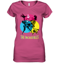 Load image into Gallery viewer, Disney Pixar Incredibles 3 Spotlights Women's V-Neck T-Shirt
