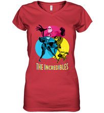 Load image into Gallery viewer, Disney Pixar Incredibles 3 Spotlights Women's V-Neck T-Shirt
